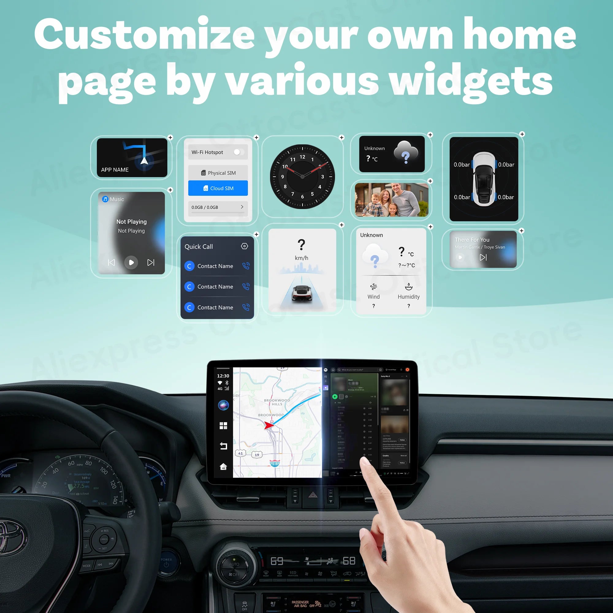 OTTOCAST Ottaibox Nano Android 13 brezžični CarPlay AI Box