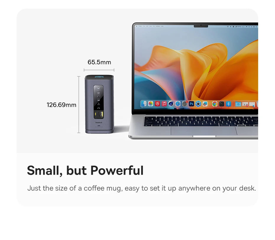 Baseus 11‑in‑1 USB‑C HUB for Mac M3/M2/M1 | HDMI 4K@60Hz, MST Triple Display, PD100W Docking Station