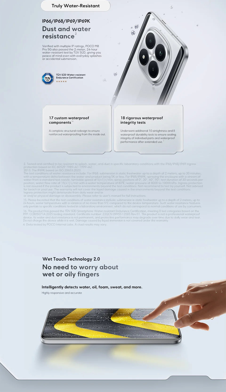 【World Premiere】POCO M8 Pro 5G Smartphone Global Version Snapdragon® 7s Gen 4 Octa core 6500mAh battery 100W HyperCharge  6.83" CrystalRes 1.5K AMOLED display 50MP Camera NFC - Limetastore