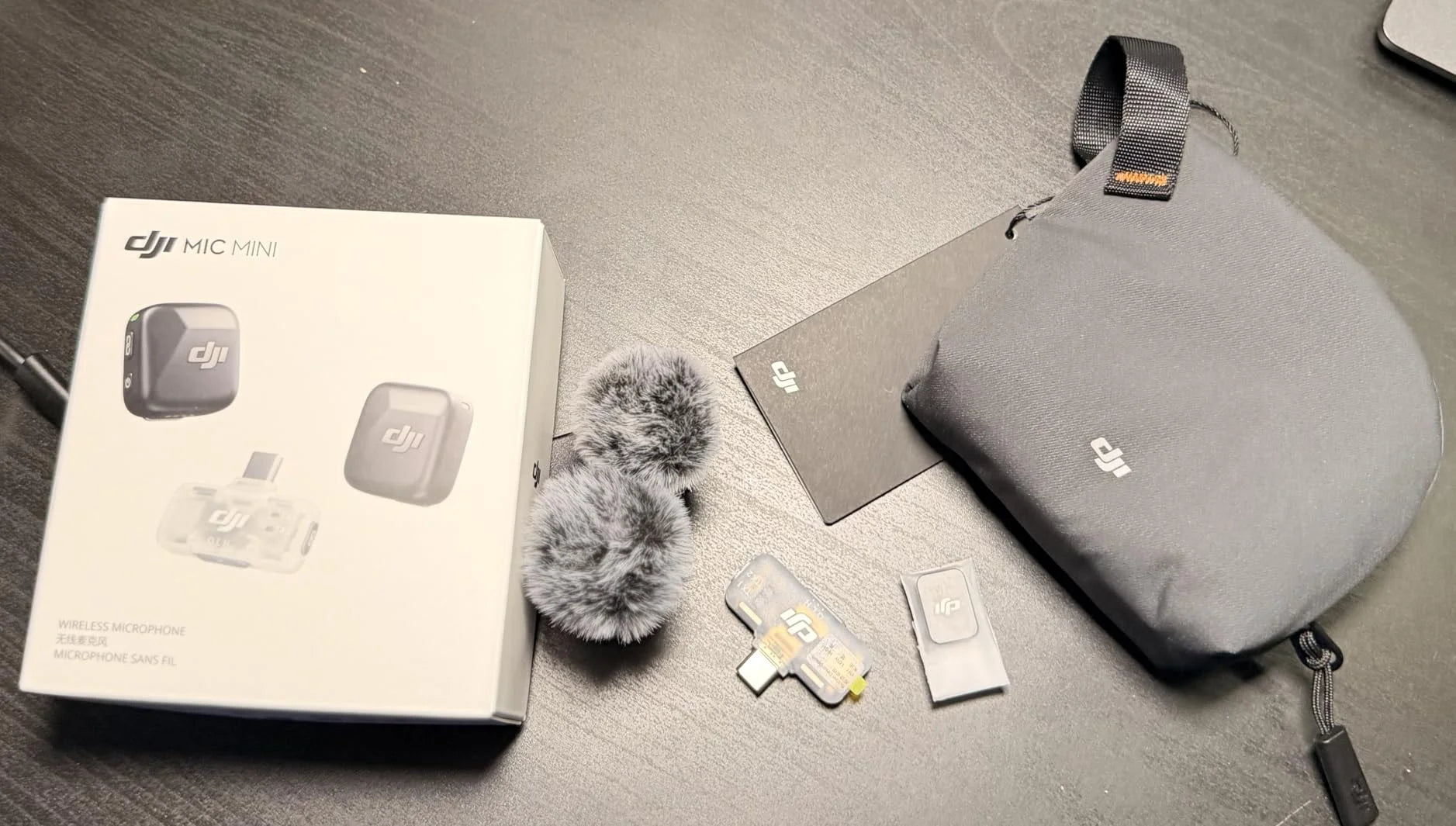 DJI Mic Mini komplet (oddajnik in sprejemnik za telefon) – originalni brezžični avdio komplet DJI