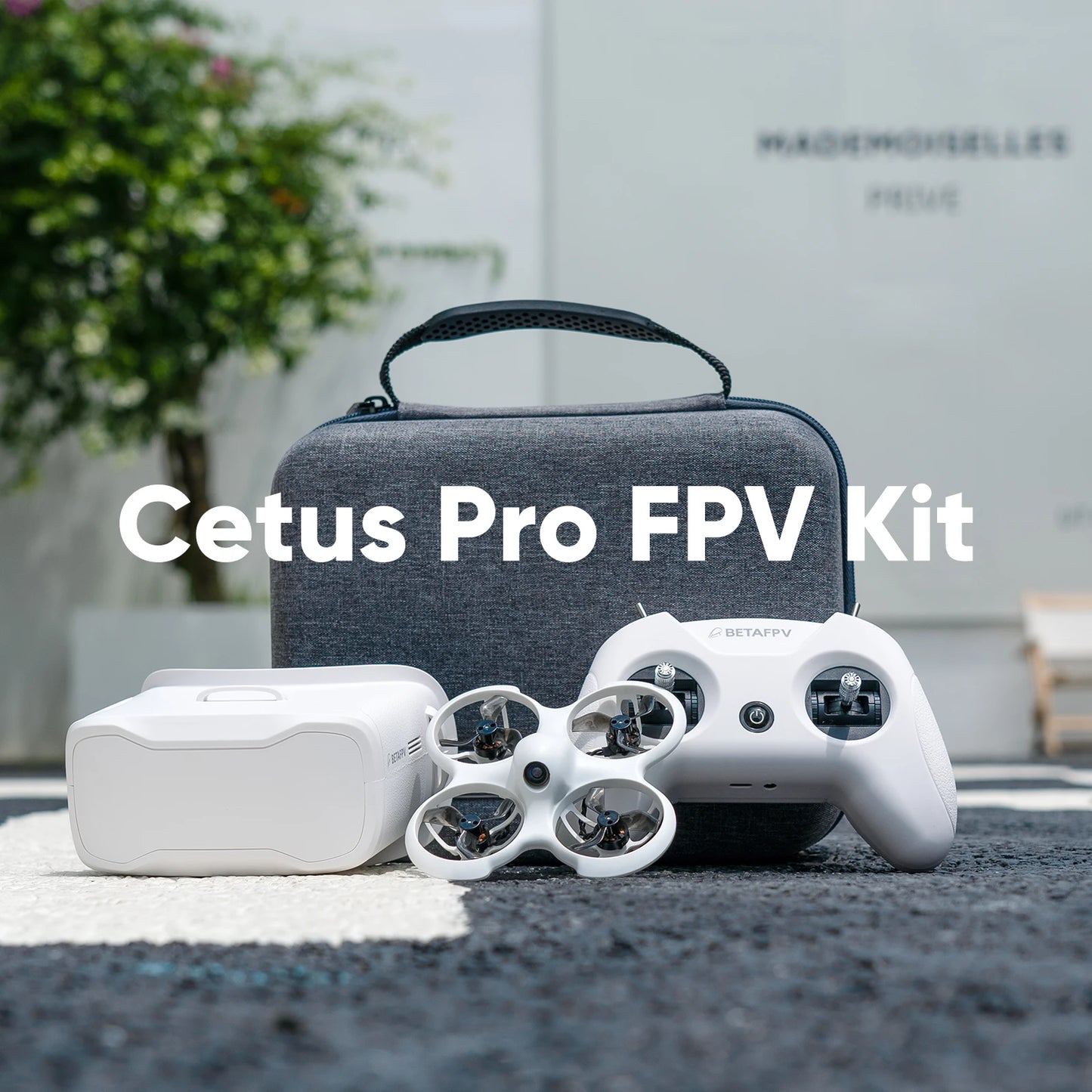 BETAFPV Cetus Pro FPV Kit /Cetus FPV Kit Indoor Racing Drone  Frsky D8 Lite Radio 2 SE Transmitter 5.8G 14DBI VR02 Goggles VTX