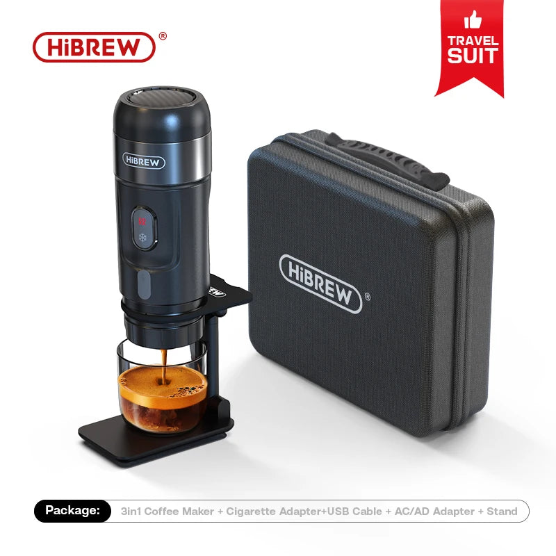 HiBREW H4A – Portable 12V Espresso Coffee Machine | Car & Home Electric Coffee Maker