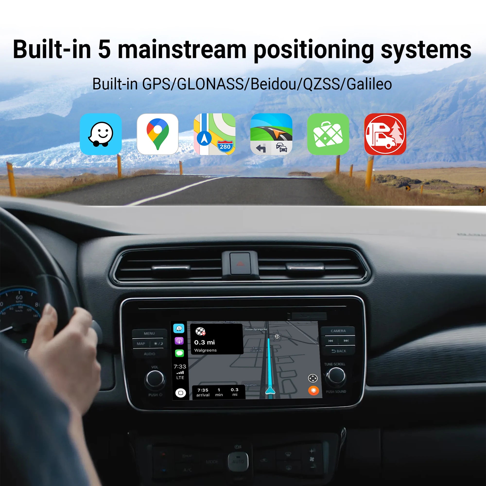 OTTOCAST OttoAiBox P3 Android 13 Brezžični CarPlay AI Box