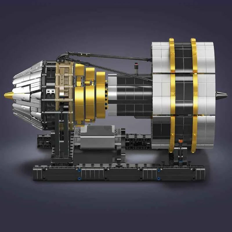 Mould King 10141 Motorized Aircraft Engine Building Set | Technical Jet Model - Limetastore