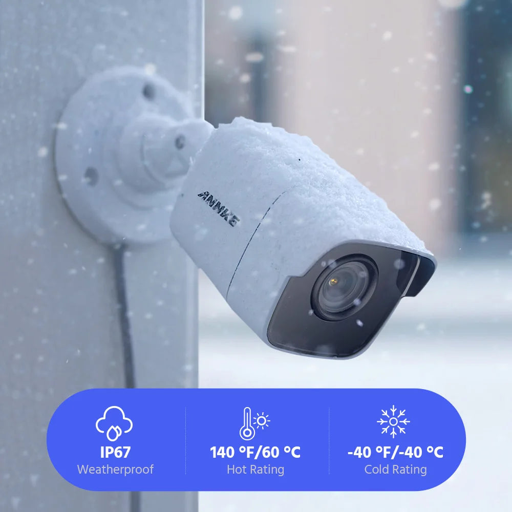 ANNKE 5MP Lite CCTV sistem | H.265+ DVR, Bullet kamere, IR nočni vid