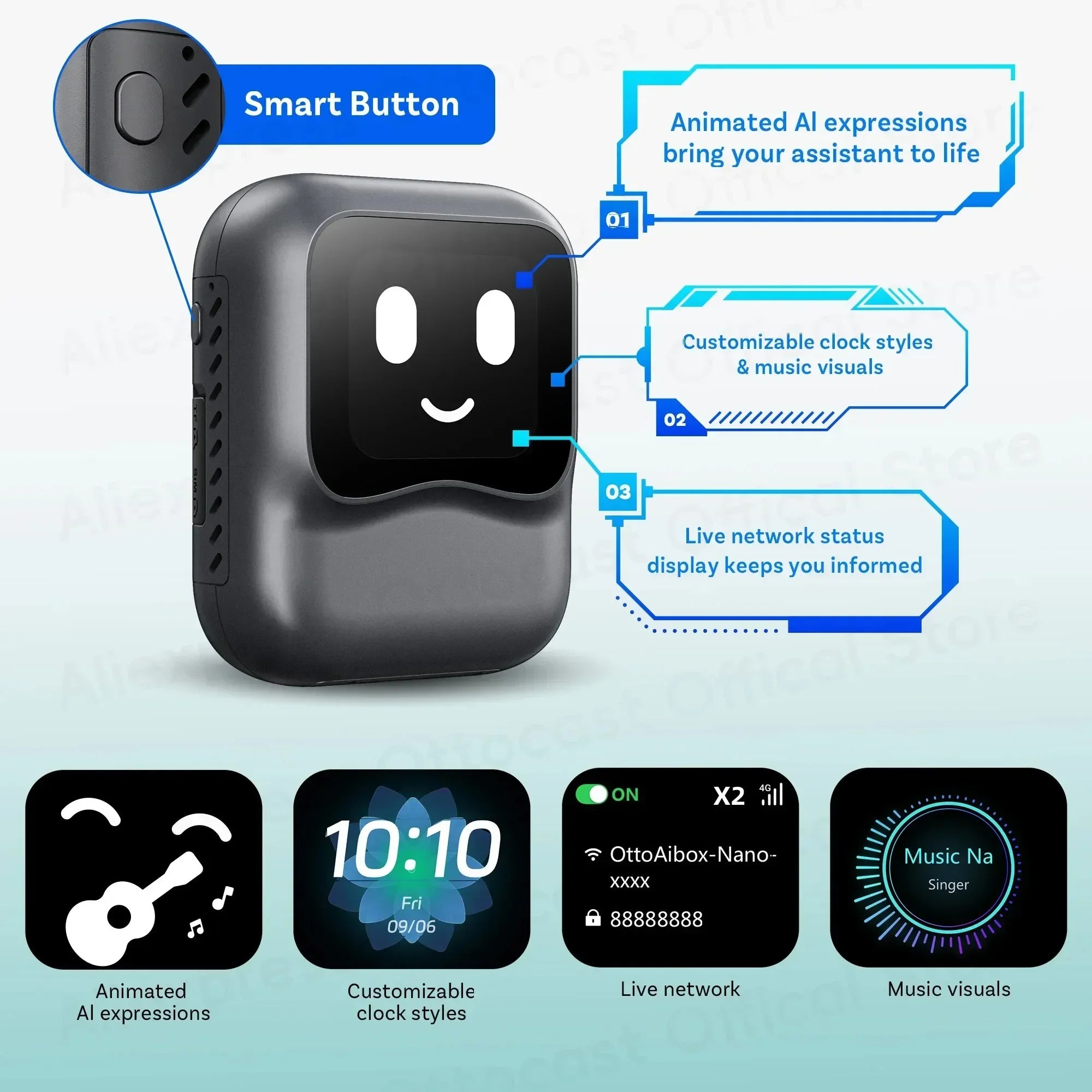 OTTOCAST Ottaibox Nano Android 13 brezžični CarPlay AI Box