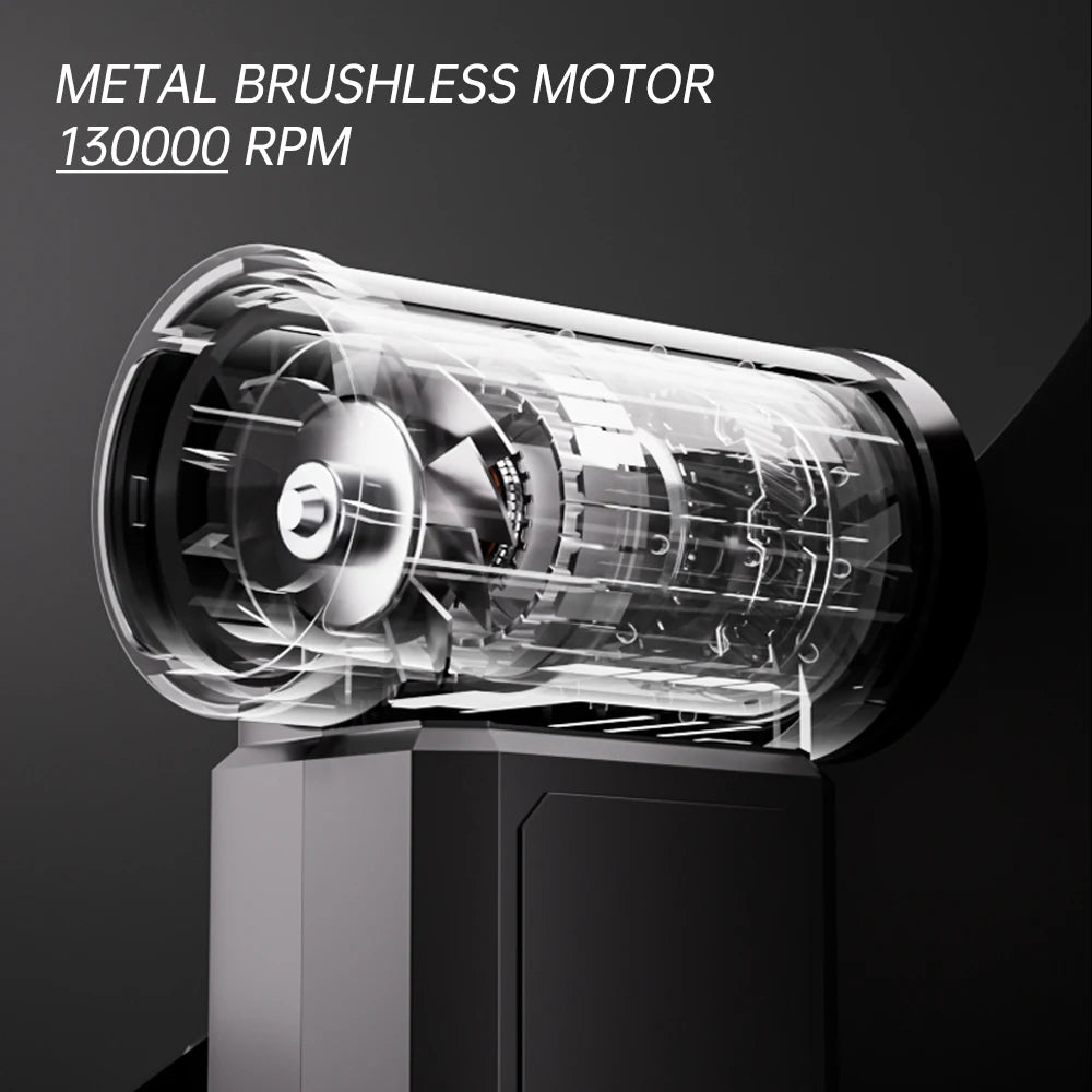 Booster W01 mini turbo ventilator – 100.000 vrt./min brezkrtačni reaktivni ventilator | Izjemno močan ročni pihalnik zraka