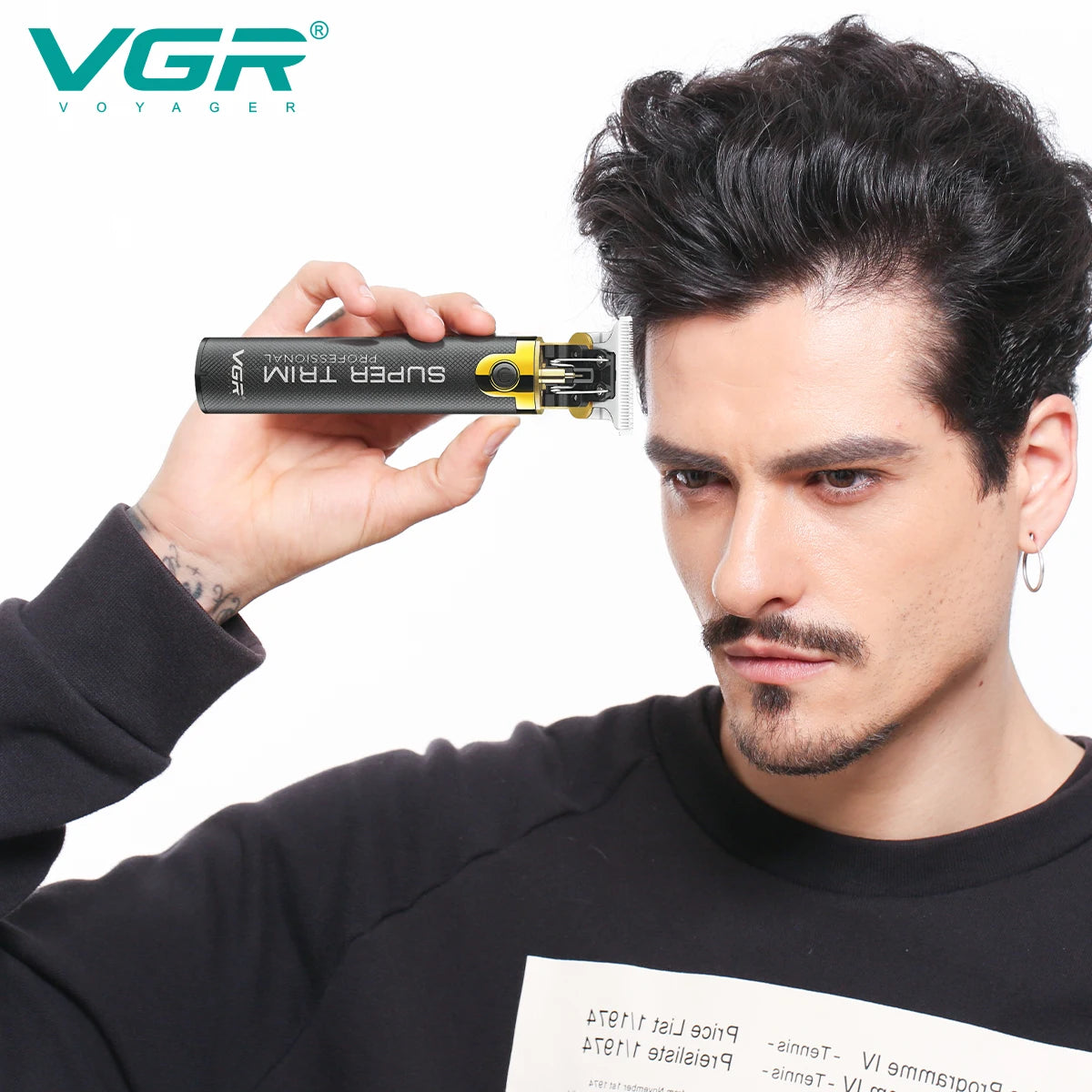 VGR T9 V-082 strižnik las 300 minut delovanja brezžični brivnik