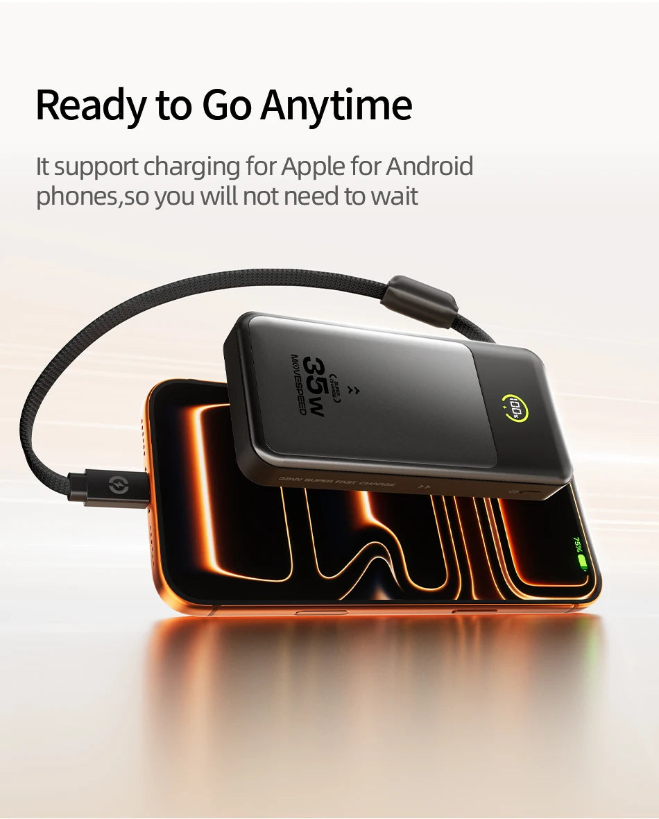 MOVESPEED Blade-Shape Power Bank 20000mAh 35W Hitro Polnjenje