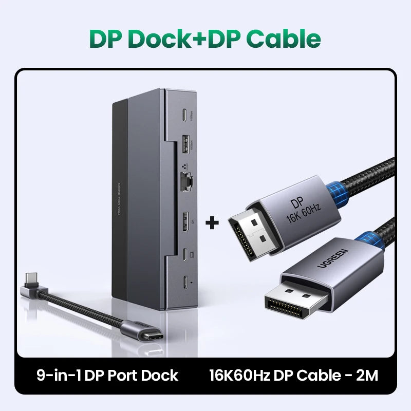 UGREEN 10Gbps Steam Deck Docking Station with 4K120Hz DisplayPort