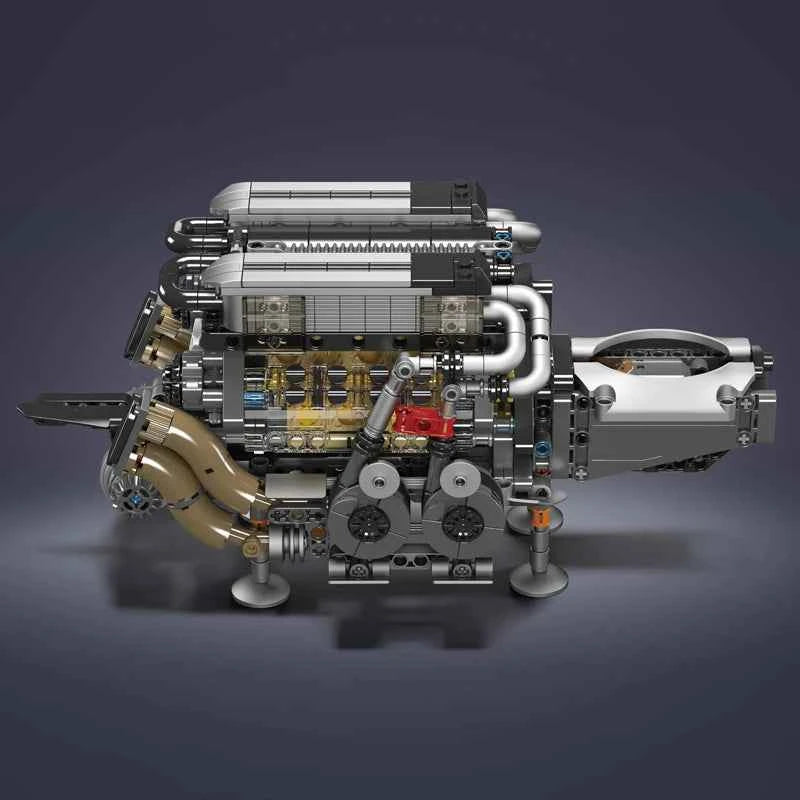 Mould King 10131 W16 Engine Building Block Set | BGT Supercar Part - Limetastore