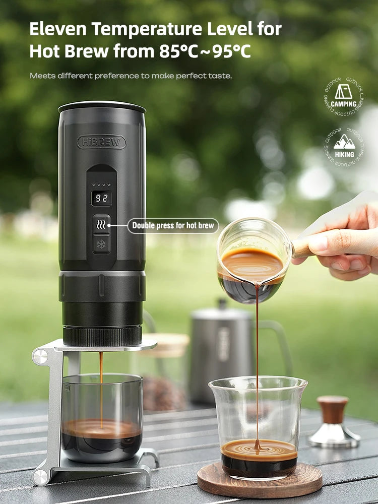 HiBREW H4C – Prenosni brezžični aparat za espresso | Odstranljiva baterija in hitro segrevanje