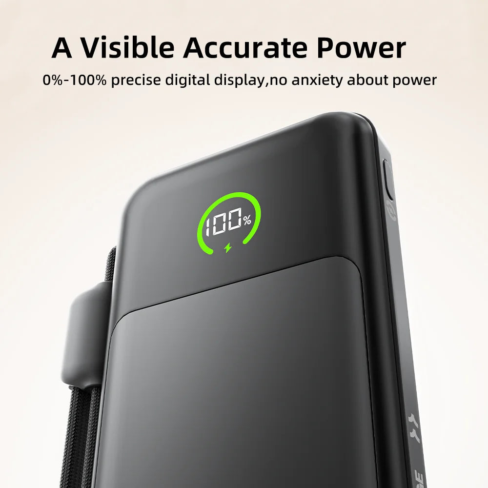 MOVESPEED 10000 mAh Power Bank poltrda baterija s kablom Type-C