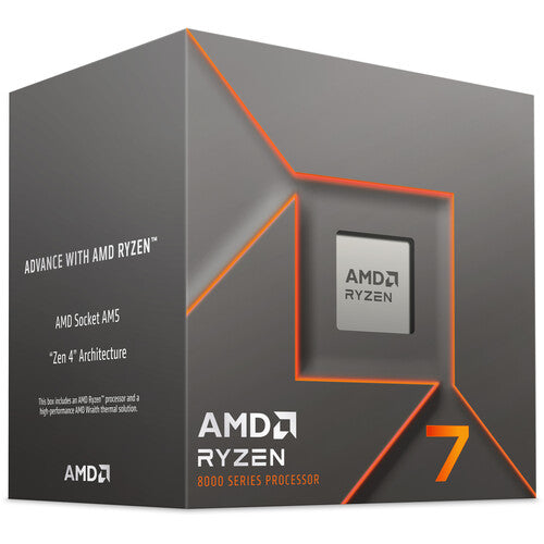 AMD Ryzen 7 8700F Desktop Processor | 8-Core Zen 4 CPU | Socket AM5 up to 5.0GHz - Limetastore